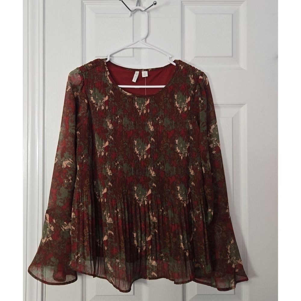 Cato Est. 1946 Long Sleeve Womans Blouse Size XS‎ New With Tags